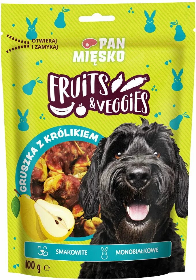 Mitriegardumi suņiem pan miĘsko Fruits &