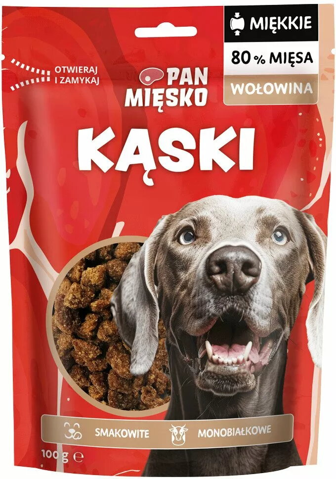 Suņu gardumi pan miĘsko Beef Bites
