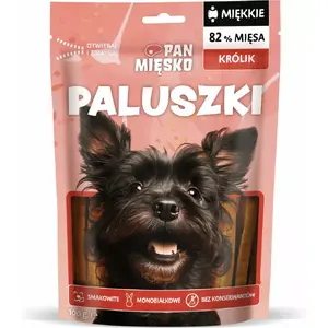 Лакомство для собак pan miĘsko Rabbit Sticks Adult 100 г — гипоаллергенное угощение из кролика, без зерна и глютена
