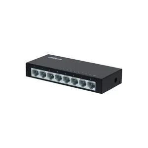 Unmanaged L2 Fast Ethernet Switch DAHUA PFS3008-8ET-V2 — 8x 10/100 RJ-45, 1.6 Gbit/s, 5 V, wall-mountable