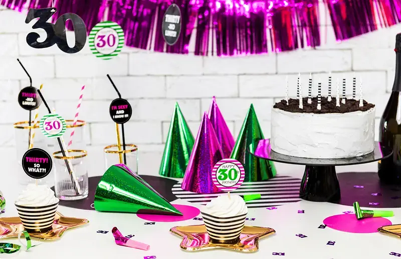 PartyDeco Holographic cepure 16 cm, 20 gb. Photo 6