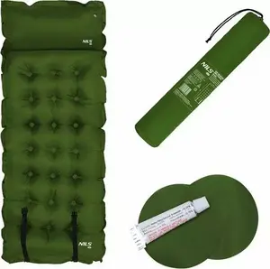 Self-Inflating Camping Mat Triton NC4018, dark green, compact sleeping pad