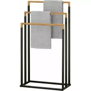 Freestanding 3-Level Metal Towel Rack Stand, No name model 3396 — bathroom loft-style