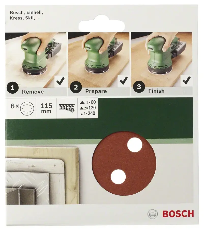 Slīpēšanas spilventiņš Bosch 2609256A21 Photo 2