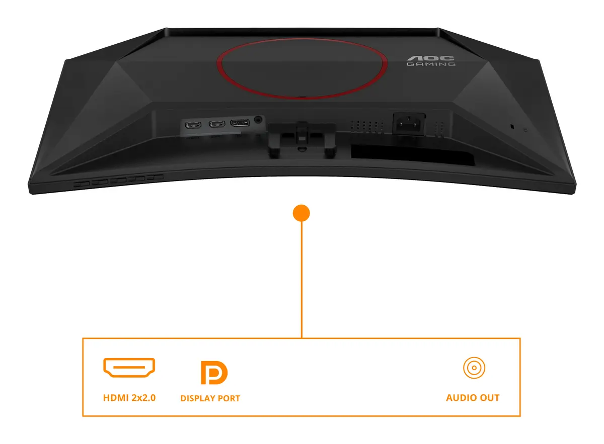 Изогнутый игровой монитор AOC C24G42E Photo 3