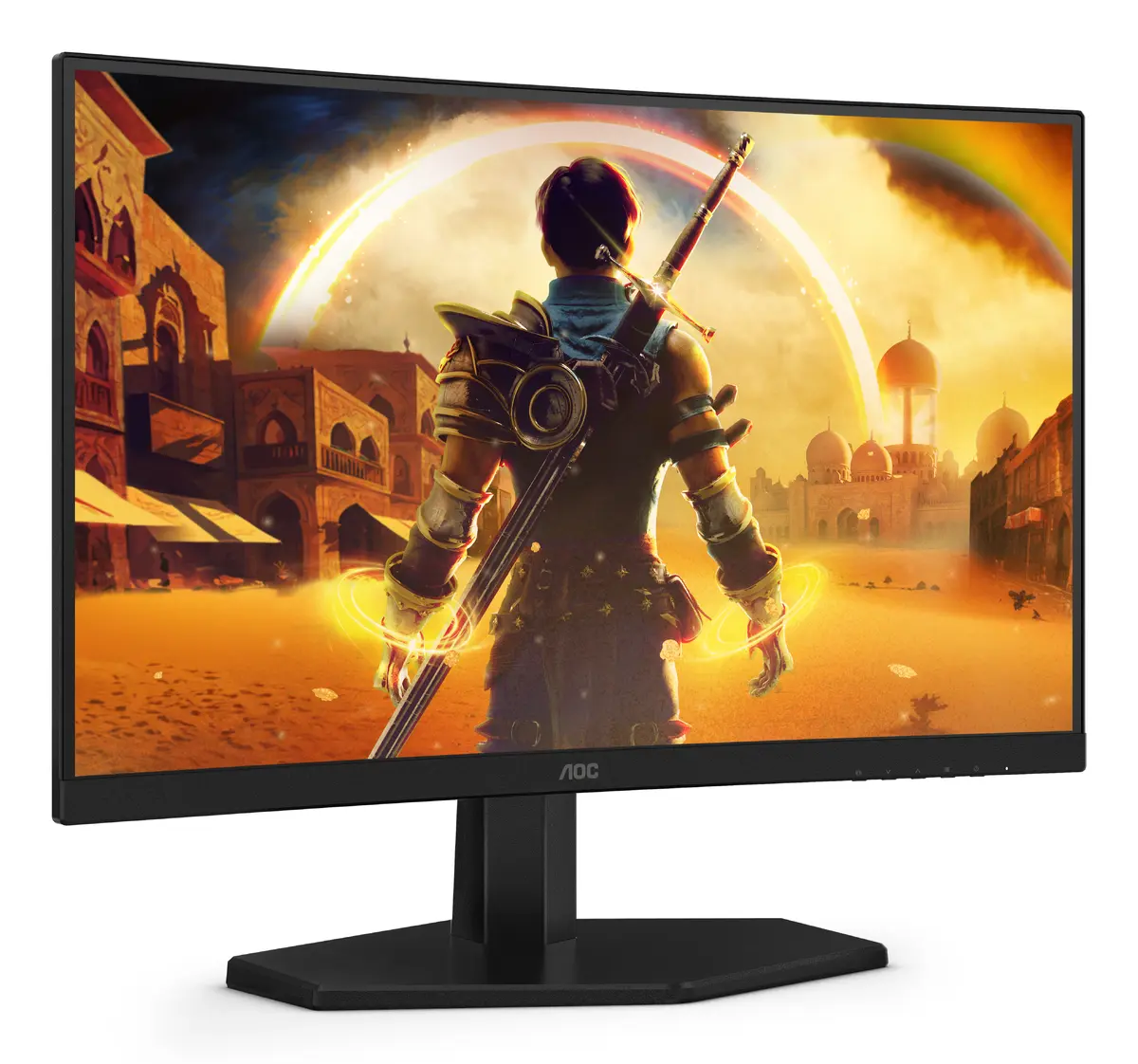 Изогнутый игровой монитор AOC C24G42E Photo 5