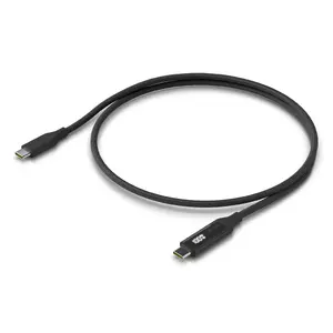 USB cable Ubiquiti UACC-Cable-USB-100W-1M-BK USB C Black Grey 1m 0.48 Gbit/s