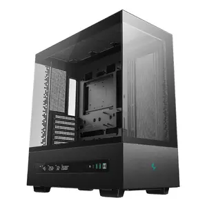 PC case DeepCool CH690 DIGITAL Tower Black — ATX/Micro-ATX/Mini-ITX, LCD display, 3x2.5" + 1x3.5" bays, up to 450 mm GPU, 182 mm CPU cooler