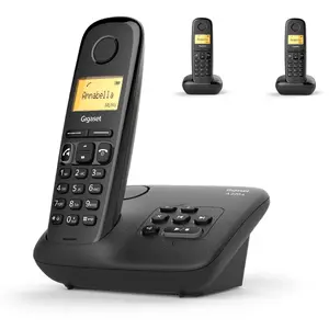 Analog DECT telephone Gigaset A270A Caller ID Wireless handset Black