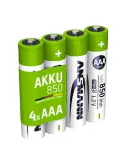 ANSMANN 1311-0024 AAA uzlādējamās NiMH baterijas 1.2V, 4 gab.