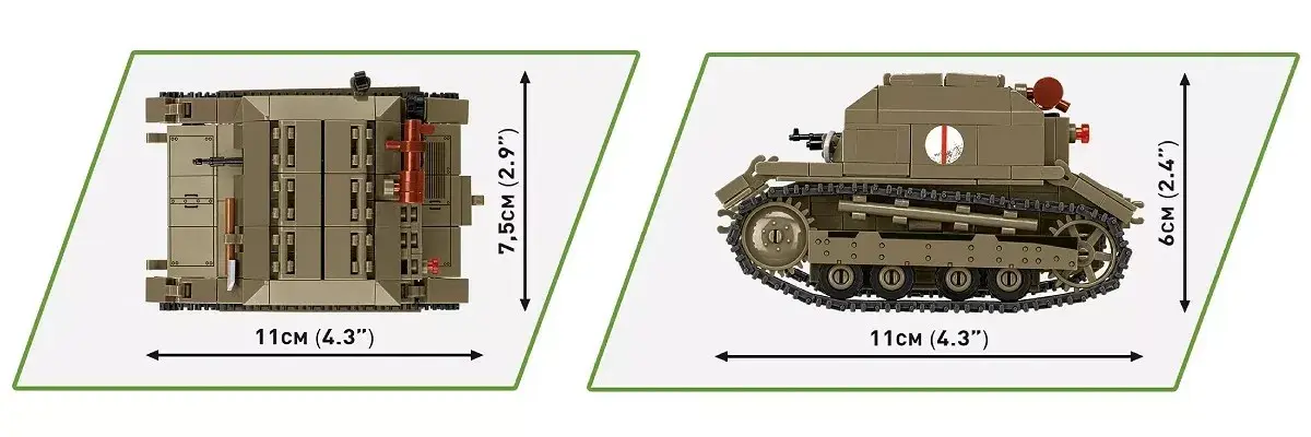 Cobi Tankette TK-3 — 323 detaļas Photo 3