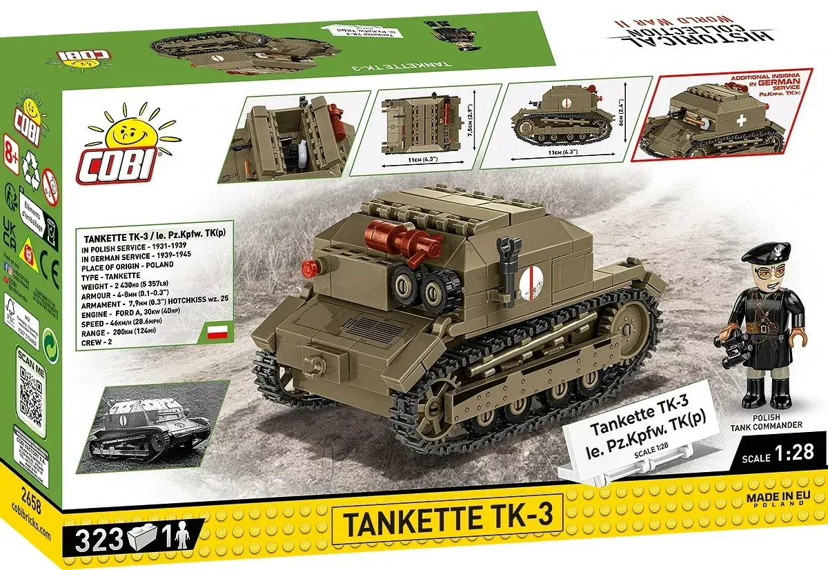 Cobi Tankette TK-3 — 323 detaļas Photo 5