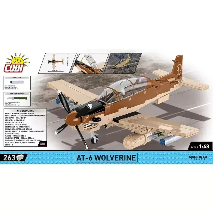 Cobi Blocks AT-6 Wolverine — 263 детали Photo 3