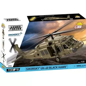 Construction set Cobi Sikorsky UH-60 Black Hawk 928 blocks, model COBl-5906