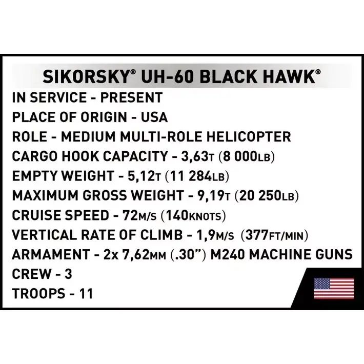 Konstruktors Cobi Sikorsky UH-60 Black Hawk Photo 12
