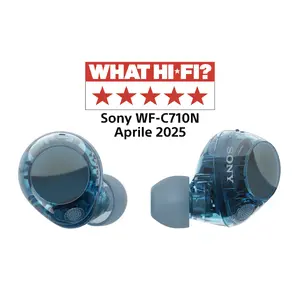 Наушники Sony WFC710NL.CE7 внутриканальные True Wireless, Bluetooth 5.3, ANC, IPX4, 8,5/12 ч воспроизв., Glass Blue