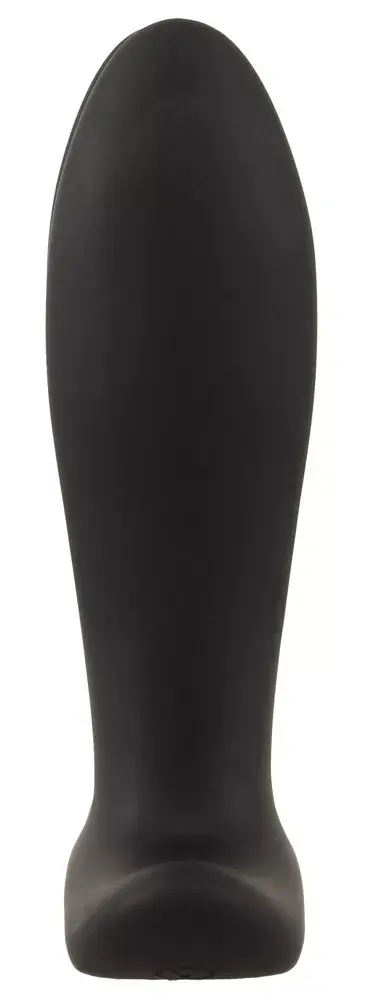 Анальный вибратор ANOS Silicone Black — 2-рукий RC, перезаряжаемый Photo 5