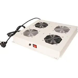 Roof Fan Unit Secomp 19-inch, 2 fans, ON/OFF control, grey (MPN 26.21.0299)