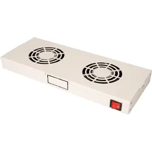 Secomp 19-inch Fan Unit Model 26.21.0303 — 2 Fans, On/Off Control for 1U/2U Racks