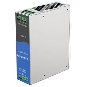 Power supply RUIJIE RG-NIS-PA120-54 120W, AC 100–240V, 50/60Hz, -40–70°C, 125×35×110mm, 480g