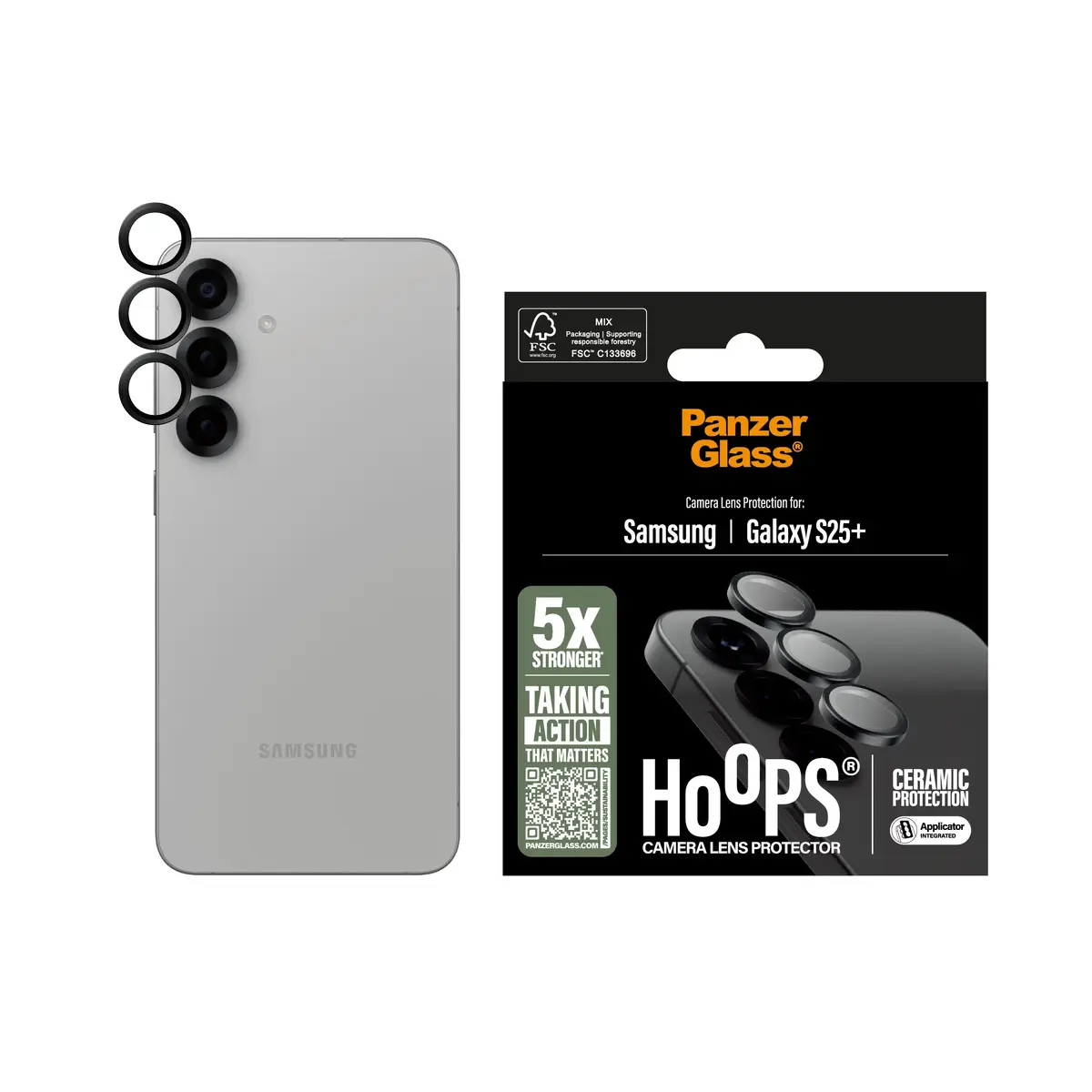 Camera Lens Protector PanzerGlass Samsung Galaxy S25+ Photo 2