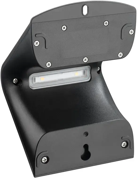 Outdoor Wall Light Goobay 1.5W Black LED Solar Photo 3