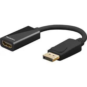 Адаптер видео кабеля Goobay 75269 0.1 м DisplayPort HDMI Черный