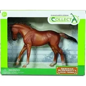 Collecta figūriņa zirgs kumeļa Chesnut Deluxe modelis 004-89579, reālistisks kolekcionējams rotaļlieta