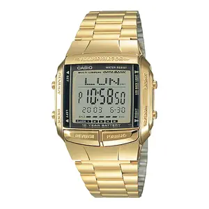 Наручные часы CASIO DB-360G-9ADF — корпус из резины, браслет из нержавеющей стали, 37,7 × 43,1 × 10,4 мм, батарея CR2025 на 10 лет