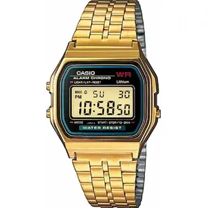 Часы CASIO VINTAGE ICONIC золотые унисекс — корпус примерно 33–34 мм
