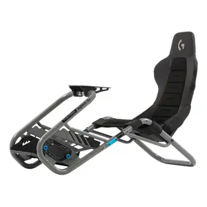 Universal gaming chair Logitech Playseat Trophy Black Upholstered seat