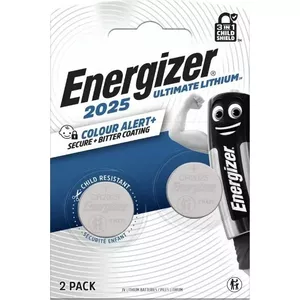 Litija pogbaterija Energizer CR2025 3V — komplekts 2 gab.
