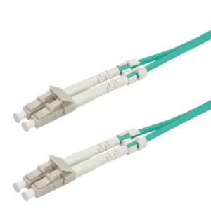 Оптический патч‑корд Madex LC/LC OM3 50/125µм бирюзовый, 3 м