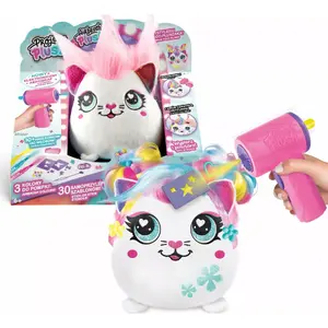 Toy Plush Doll Epee Maskotka Projekt Plusz Fryzurki with electronic airbrush set - Klejnotka