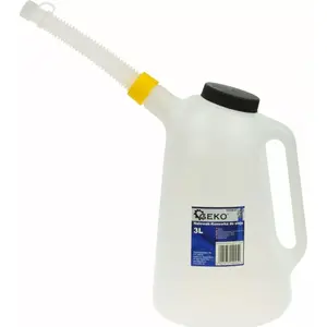 Oil Pouring Can GEKO G02637 3 L capacity, metal spout, hand-held oil can