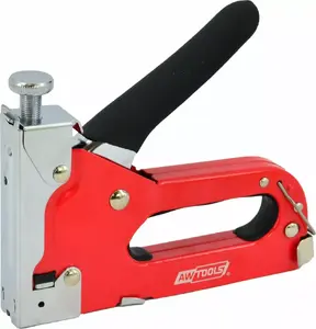 Мебельный степлер AWTools AW13013 — 4 функции, скобы 4–14 мм