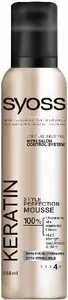 Hair mousse Syoss Keratin super strong 250 ml