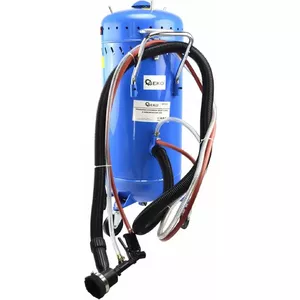 Siphon Sandblaster with Dust-Free Vacuum GEKO G02026, 106 L Capacity