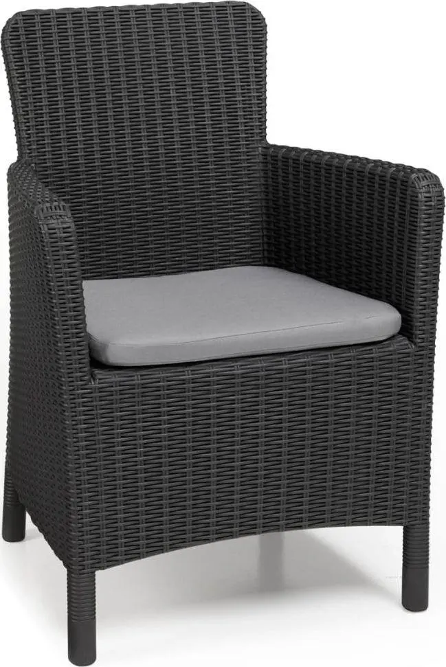 Garden chair ALLiBERT Trenton, graphite Photo 2