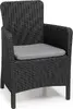 Garden chair ALLiBERT Trenton, graphite Photo 2