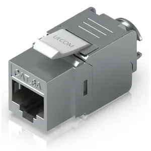 Keystone Jack Ubiquiti UACC-Keystone-Jack-C6A RJ-45 Flat Metallic