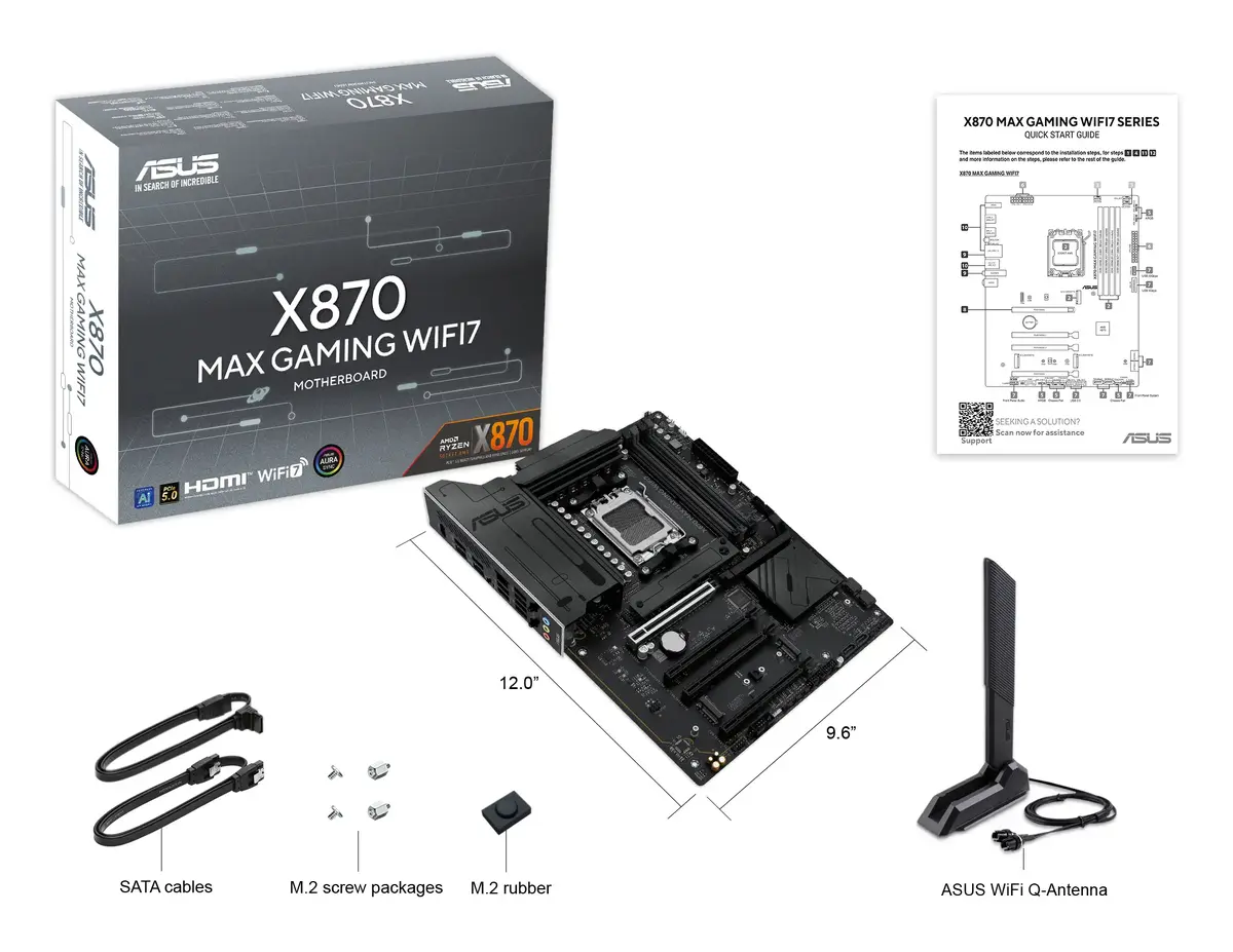 Pamatplate ASUS X870 MAX GAMING WIFI7 ATX Photo 5