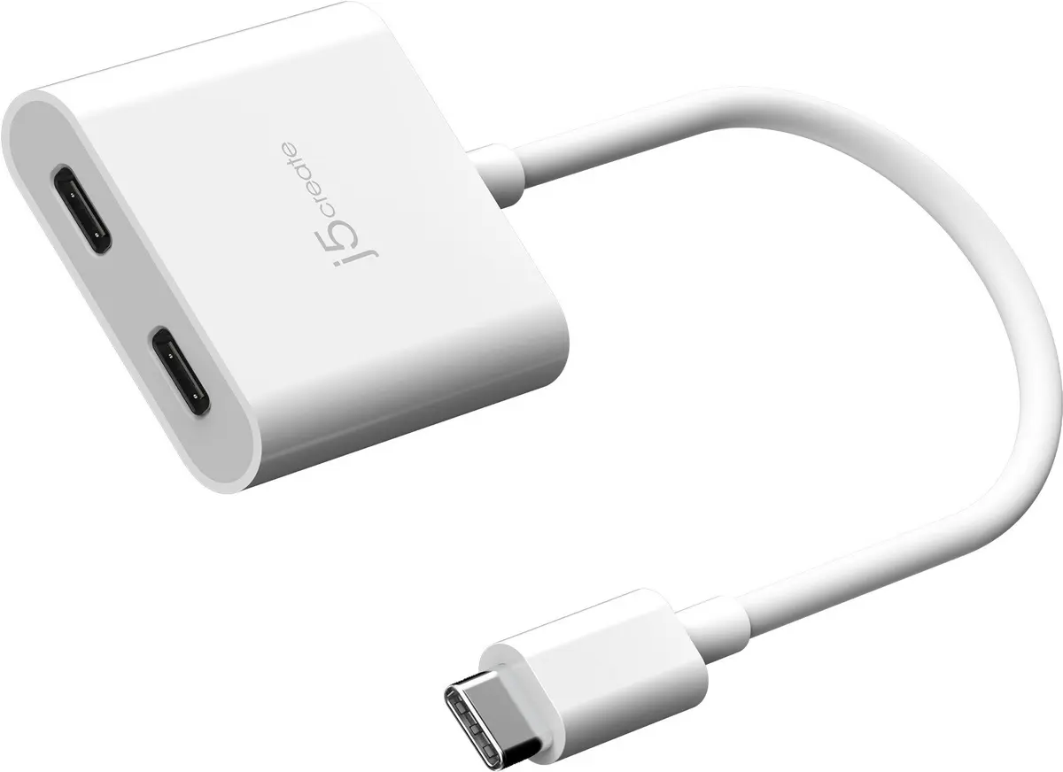 Адаптер j5create USB-C в двойной USB-C JCA164-N Photo 4
