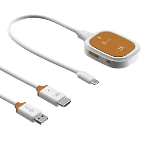 j5create ScreenCast FHD USB-C Bezvadu displeja paplašinātājs dongle balts