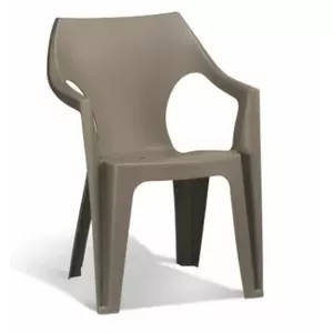 Садовый стул Keter Dante Low Back — низкая спинка, коричневый