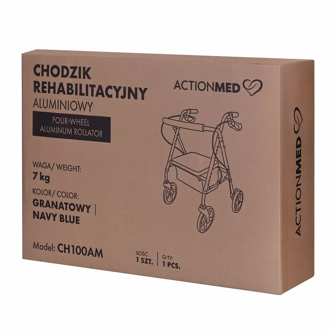 ActionMed CH100AM реабилитационная ходунковая рама — 4 колеса Photo 10