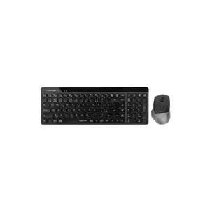 Wireless keyboard and mouse set A4Tech FG2400 Air2 CZ Black — compact wireless combo with Czech layout