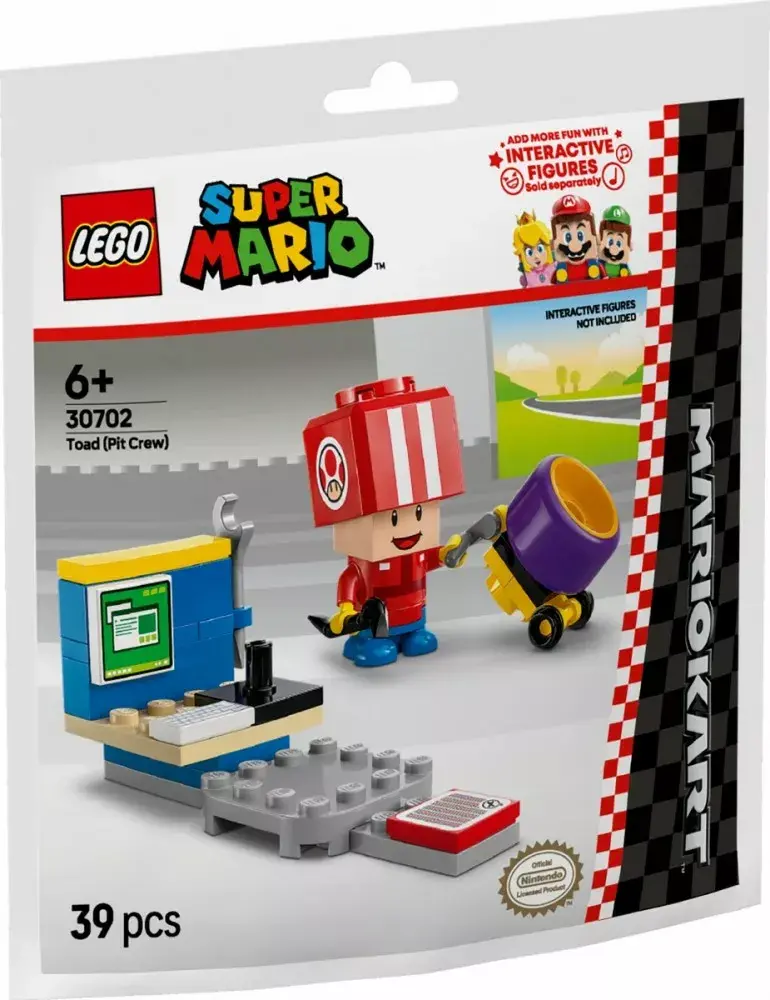 LEGO Mario Kart Toad Pit Crew polybag 30702 Photo 2