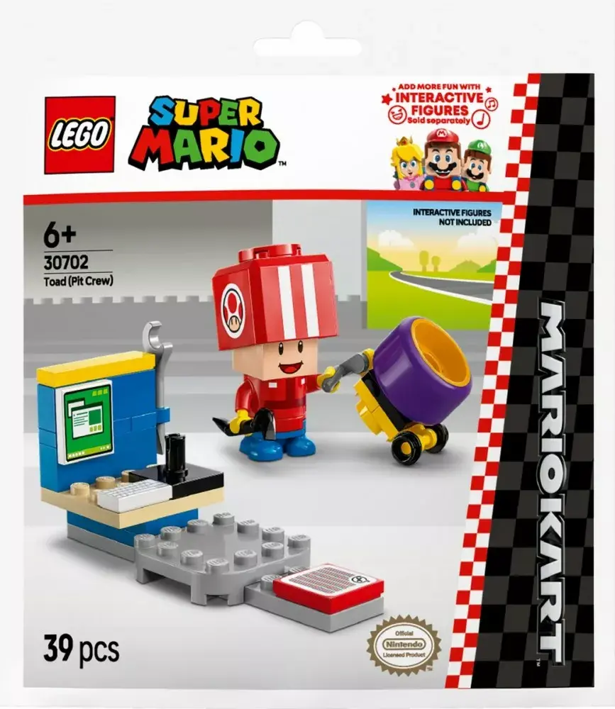 LEGO Mario Kart Toad Pit Crew polybag 30702 Photo 3