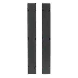 APC NetShelter AR7589 Vertical Cable Manager with Hinged Covers for NetShelter SX 750mm Wide 48U Racks Black Set of 2